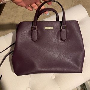 Dark plum Kate Spade purse